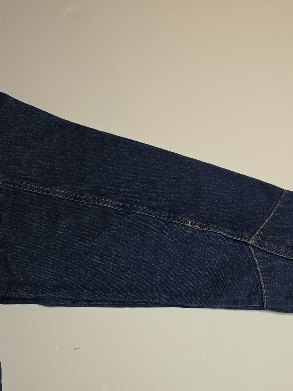 Universal Thread Dark Wash Denim Women's Jacket with Contrast Stitching - Picture 8 of 11